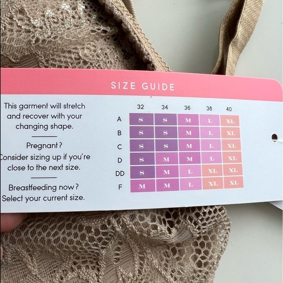 Nursing bra with cotton backing, size XL, New With Tags - Picture 10 of 11